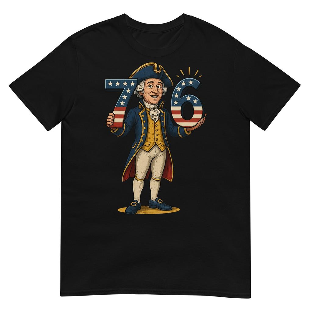 HUGvyn Sechs Sieben 6 7 7 6 George Washington Lehrer Amerikanisches T-Shirt
