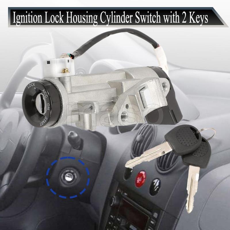 Ignition Lock Housing Cylinder Switch with 2 Keys For Chevrolet Aveo Aveo5 Optra Pontiac G3 Wave Wave5 96261298 96414708