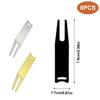 8Pcs/set Golfs Divot Repair Tool Golfs Divot Tool Bending Golfs Green Divot Fork Curved Spit Golfs Green Accessories
