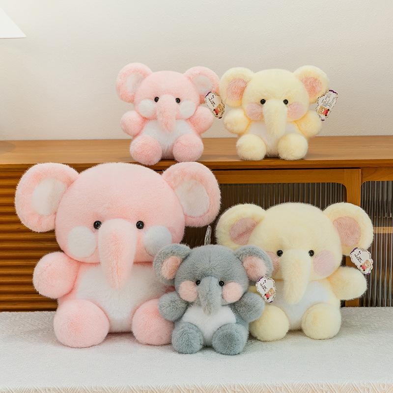 Cute Dun Dun Baby Elephant Doll Ragdoll Plush Toy Super Cute Doll Sleeping Holding Children Soothing Sleeping Gift