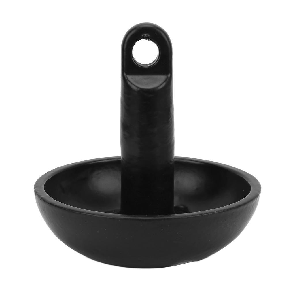 Carbon Steel Mushroom Anchor 10lb Solid Cast PVC Coated Black for Fishing Boats Yachts Jet Skis