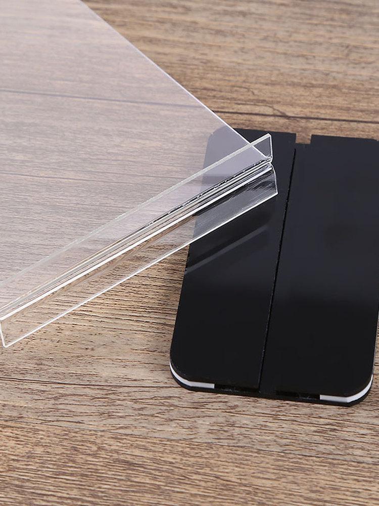 Transparent Desk Card Holder for A4, A5, A6 Cards and Price Tags