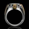 1 Modischer Nordstern Kompass Ring, Silber Gold Ästhetischer Schmuck für Herren, Tägliches Tragen, Feiertagsgeschenk