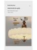 Retro French Cream Chandelier for Bedroom & Study - Creative Designer Full Spectrum Ceiling Light