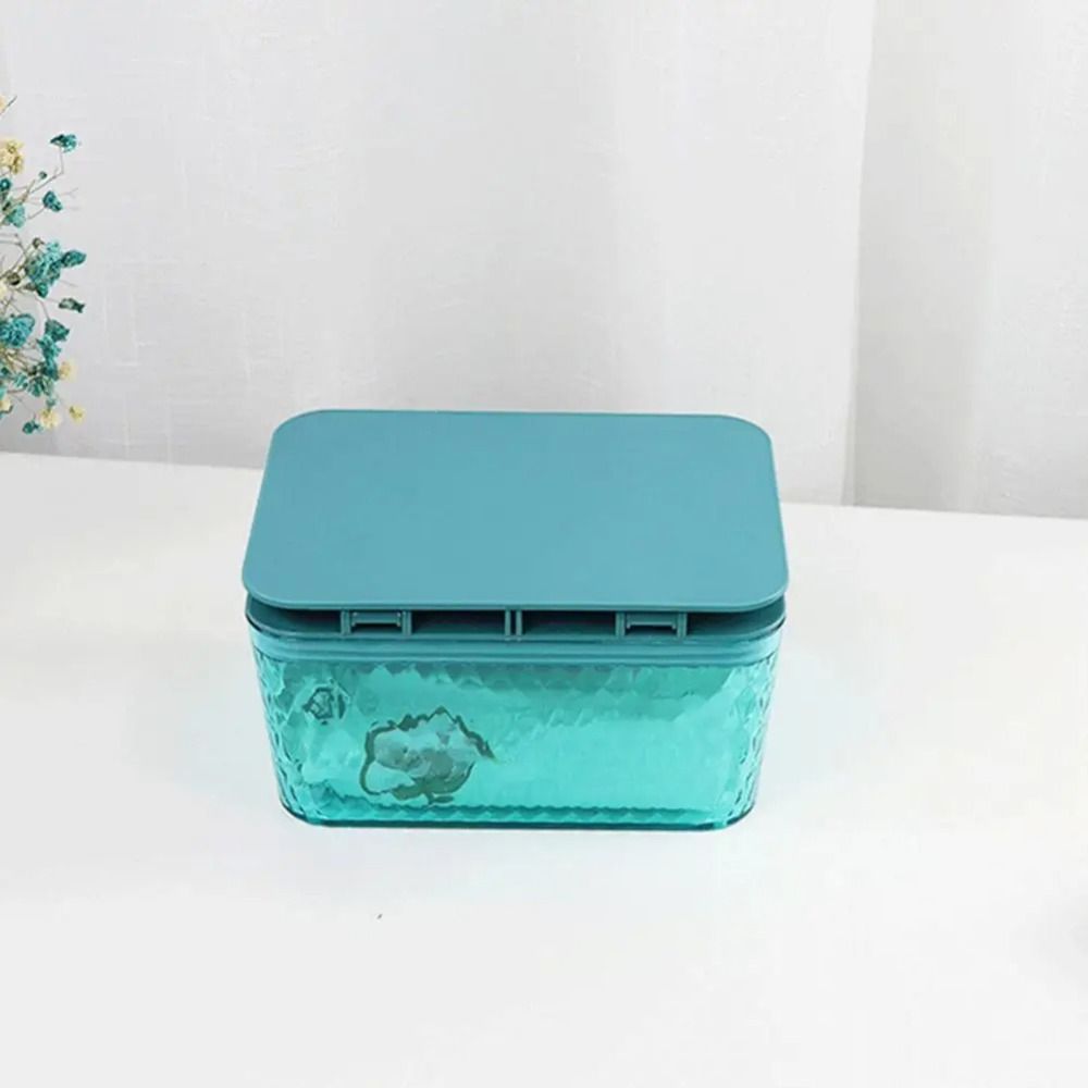 Impact Resistant Wet Wipes Dispenser Easy Open Lid Transparent Wipes Case  Bathroom Use