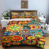 Colorful Mandala Wheels Bedding Duvet Cover Sets Duvet Covers Pillowcases Gifts (1 * Duvet Cover 2 * Pillowcases, Without Duvet Insert)