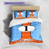 Cartoon Pattern Bedding Quilt Set Quilt Cover Pillowcase Home Decoration Birthday Gift (1 * duvet cover + 2 * pillowcase, without core)