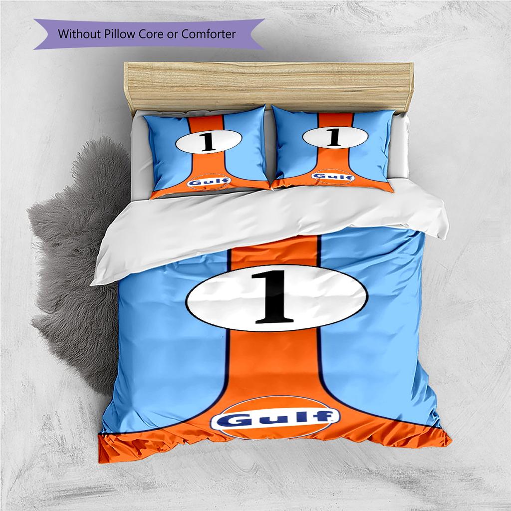 Cartoon Pattern Bedding Quilt Set Quilt Cover Pillowcase Home Decoration Birthday Gift (1 * duvet cover + 2 * pillowcase, without core)