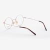 Alloaiweeo [Aloxrounz] Ara8110 C3 Semi-Oversized Minimal Titanium Classic Rose Gold Round Glasses