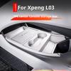 For Xpeng MONA L03 Under‑Center‑Console TPE Storage Box Multi‑Functional Organizer Container Car Interior Mod Accessories