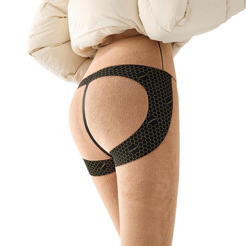 913# Women's Fleece-lined Slimming Leggings: Thick, Warm, Shaping Shark Pants for Autumn/Winter