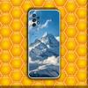 Natural Scenery Snow Mountain Phone Case Silicone For Samsung S30,23,21,22,20 FE lite,S10,9,PIus Note20ultra Soft Transparent