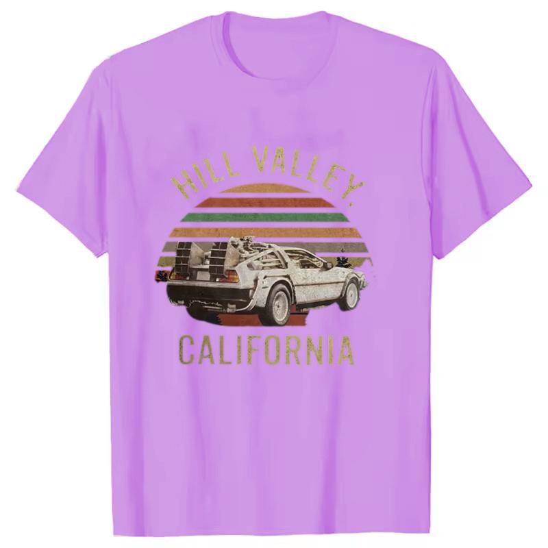 Hill Valley T-shirt, Back to The Future Shirt, Marty Mcfly, Hill Valley, Classic Men Women Tees Tops Harajuku Streetwear