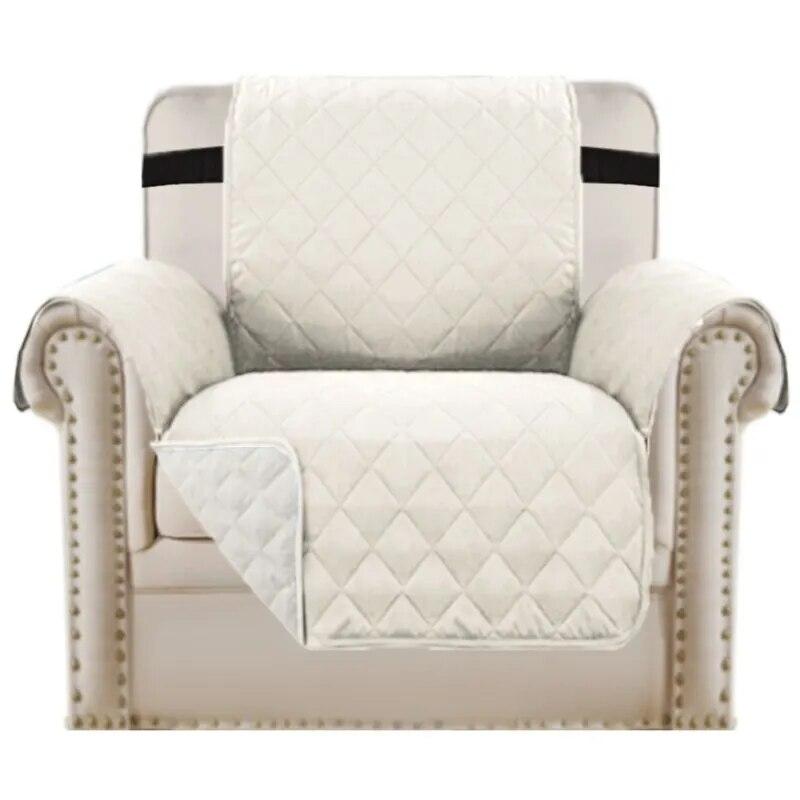 Waterproof Plaid Fabric Sofa Cover Anti-Slip Sofa Armchair Covers Luxury Folding Living Room Sofas Slipcover for 1/2/3/4 Seat