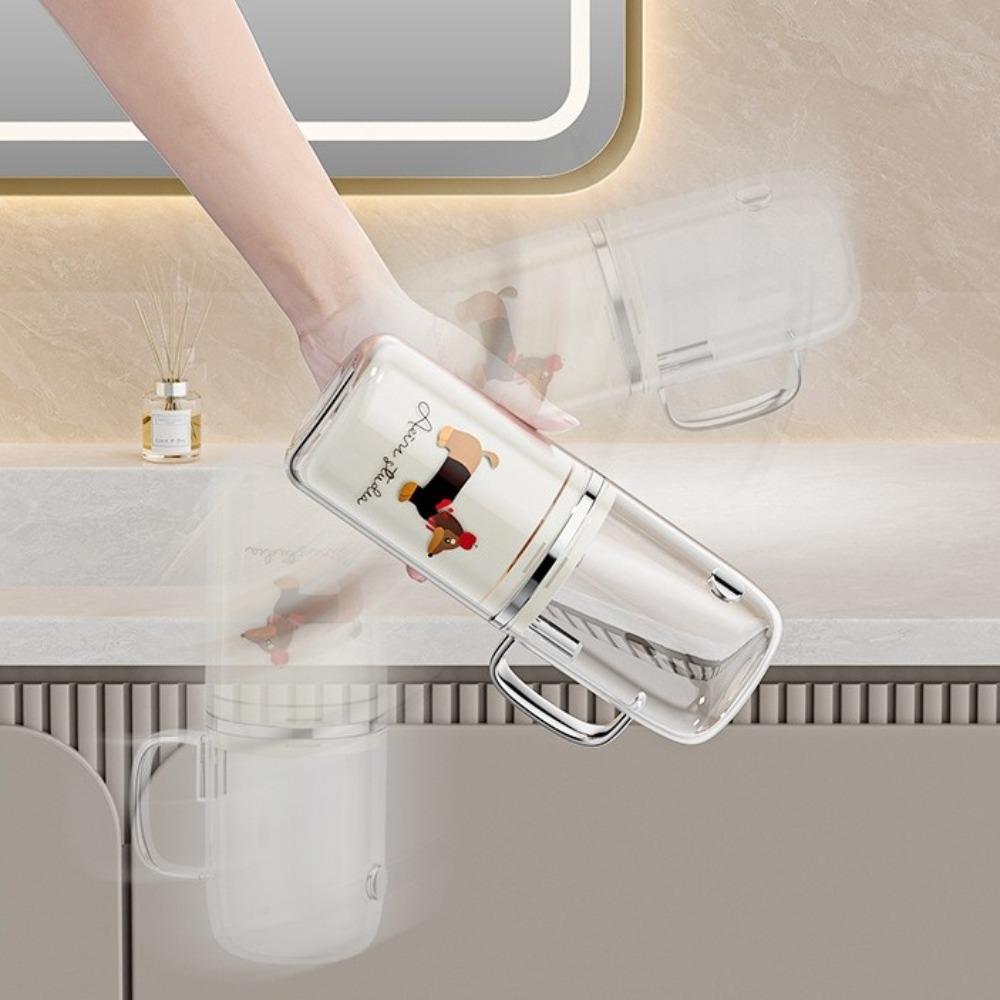 Transparent Toothbrush Storage Box Plastic Mouthwash Cup Dental Cup Tooth Cup  Camping