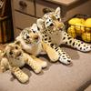 Plush Animal Toys: Tiger, Leopard, Golden Leopard, Lion Dolls for Home Decoration