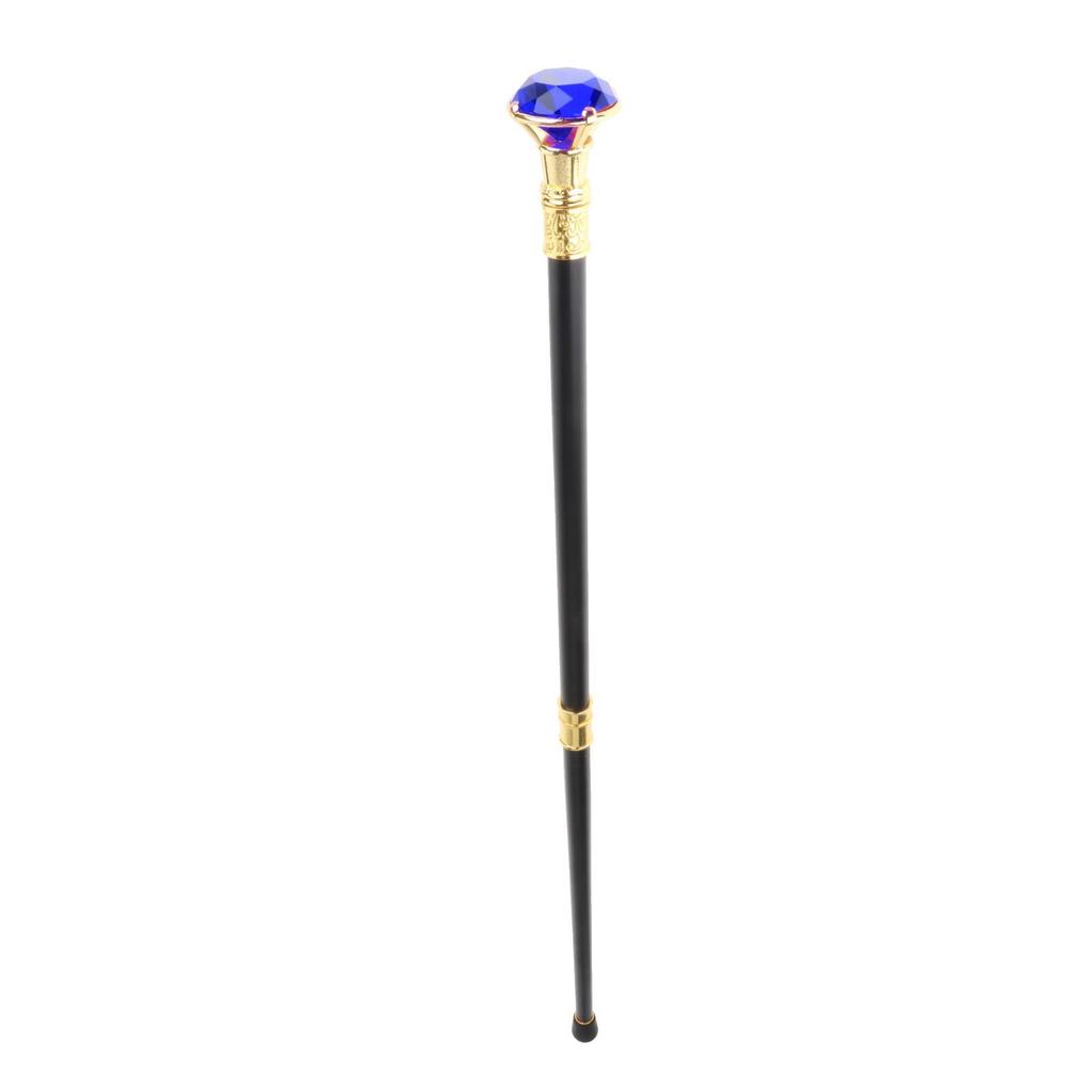 Walking Sticks Diamond Crystal Handle Knob Aluminum Alloy 36 Inches Decorative Cane