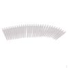 30 Pcs 35mm Plastic Thread Re-grooved Rods - 6 Colors