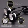 X-STYLE LED Daylight, Eagle Eye, 0.9 inches (22 mm), Red, 12 LED Bolt-shaped, Cow