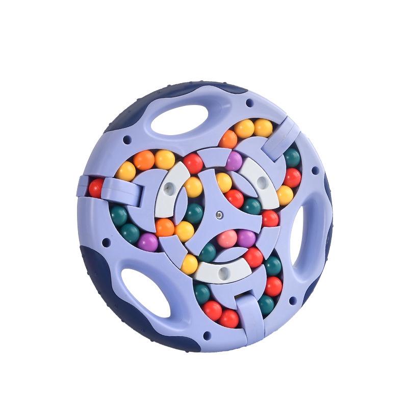 Double-Sided Magic Bean Cube: Early Education Puzzle Toy for Children's Intelligence and Focus Training