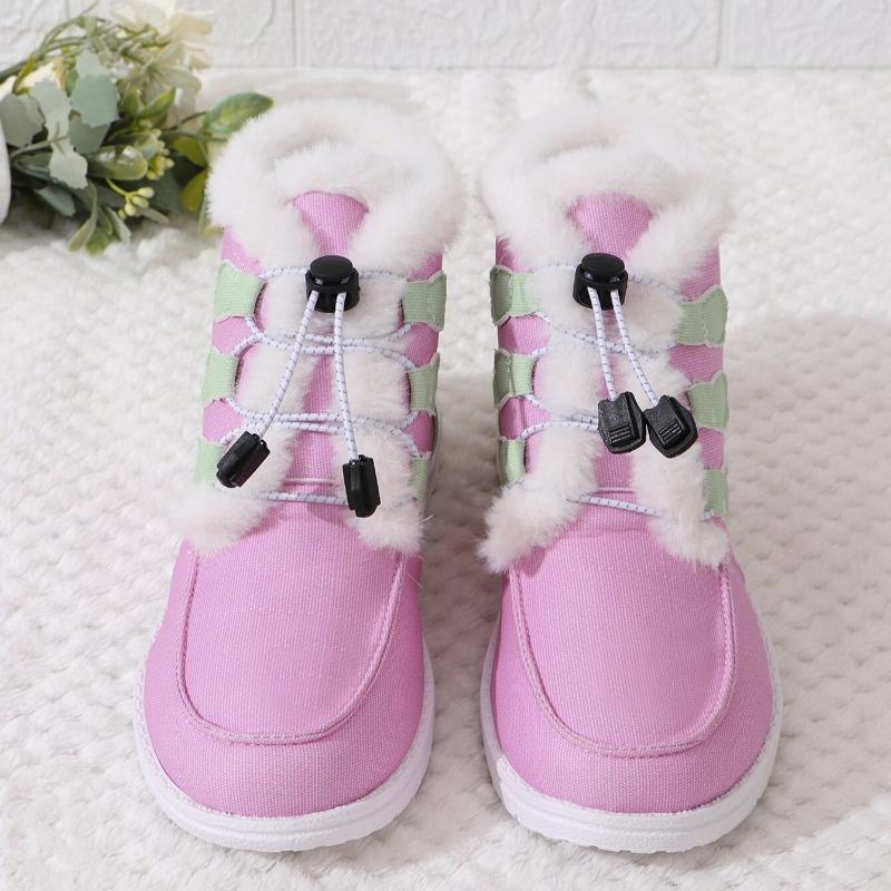 Fashion 2024 Winter Women Short Plush Warm Snow Boots Casual Shoes  New Suede Fur Chelsea Ankle Boots Flats Platform Ladies Shoes Botas