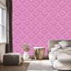 Geometric rhombus wallpaper, fine detail, powder pink 50x1000