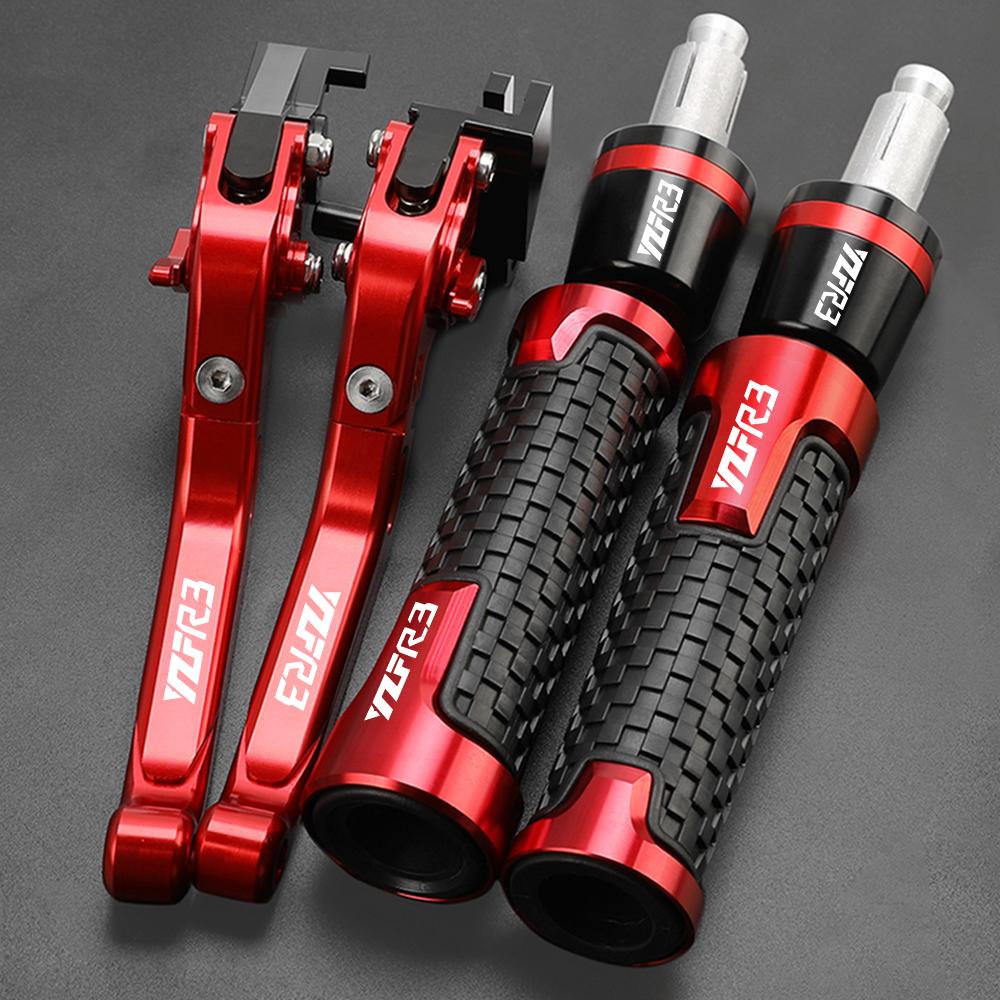 Accessori Moto Leve Freno Frizione Regolabili Estremità Manubrio Per YAMAHA YZFR3 YZF R3 2015 2016 2017