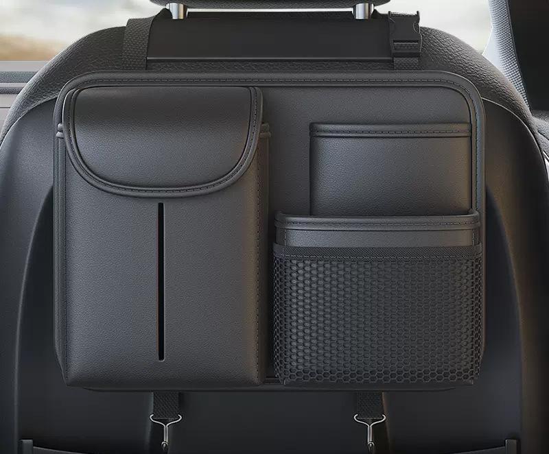 2025 Neue Autositz-Rücken-Aufbewahrungs-Organizer-Tasche Universelle Multifunktions-Aufbewahrungsbox Tasche zum Verstauen und Aufräumen Auto-Styling Nappa