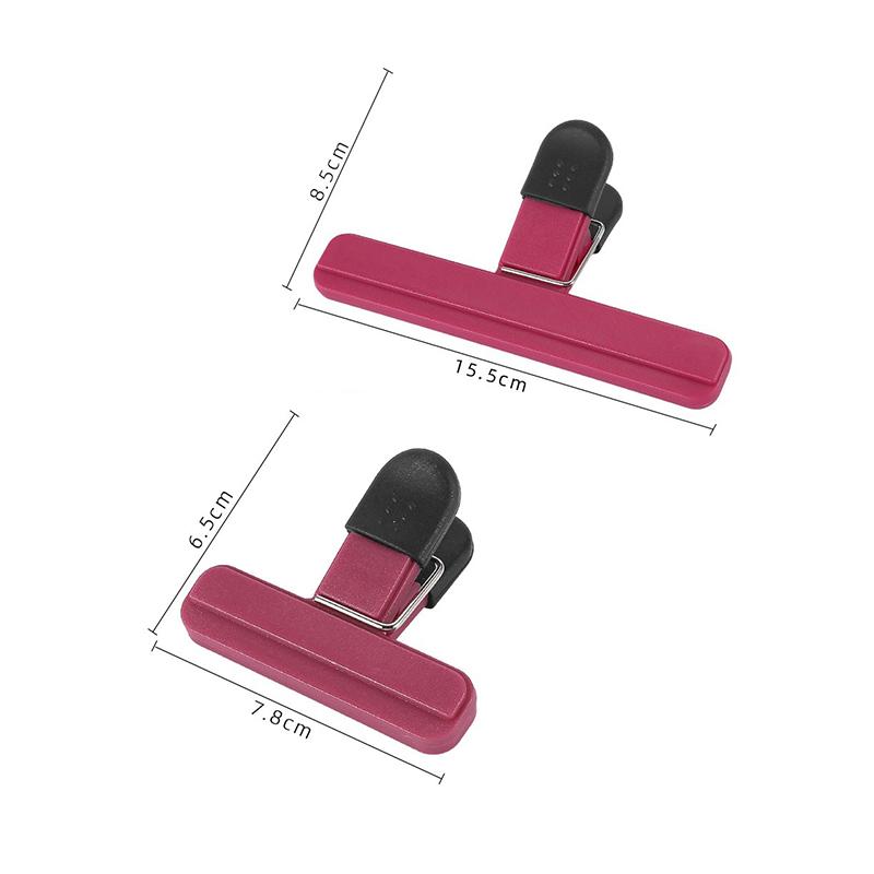Bag Clips Large Chip Bag Clips Plastic Assorted Sizes Kitchen Storage Food Snack Seal Sealer Clamp for Coffee Bread Bags DJ001