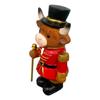 Highland Cow Ornament Desktop Figurine Christmas Nutcracker Highland Cow Figurine Santa Claus Resin Statue Highland for Home