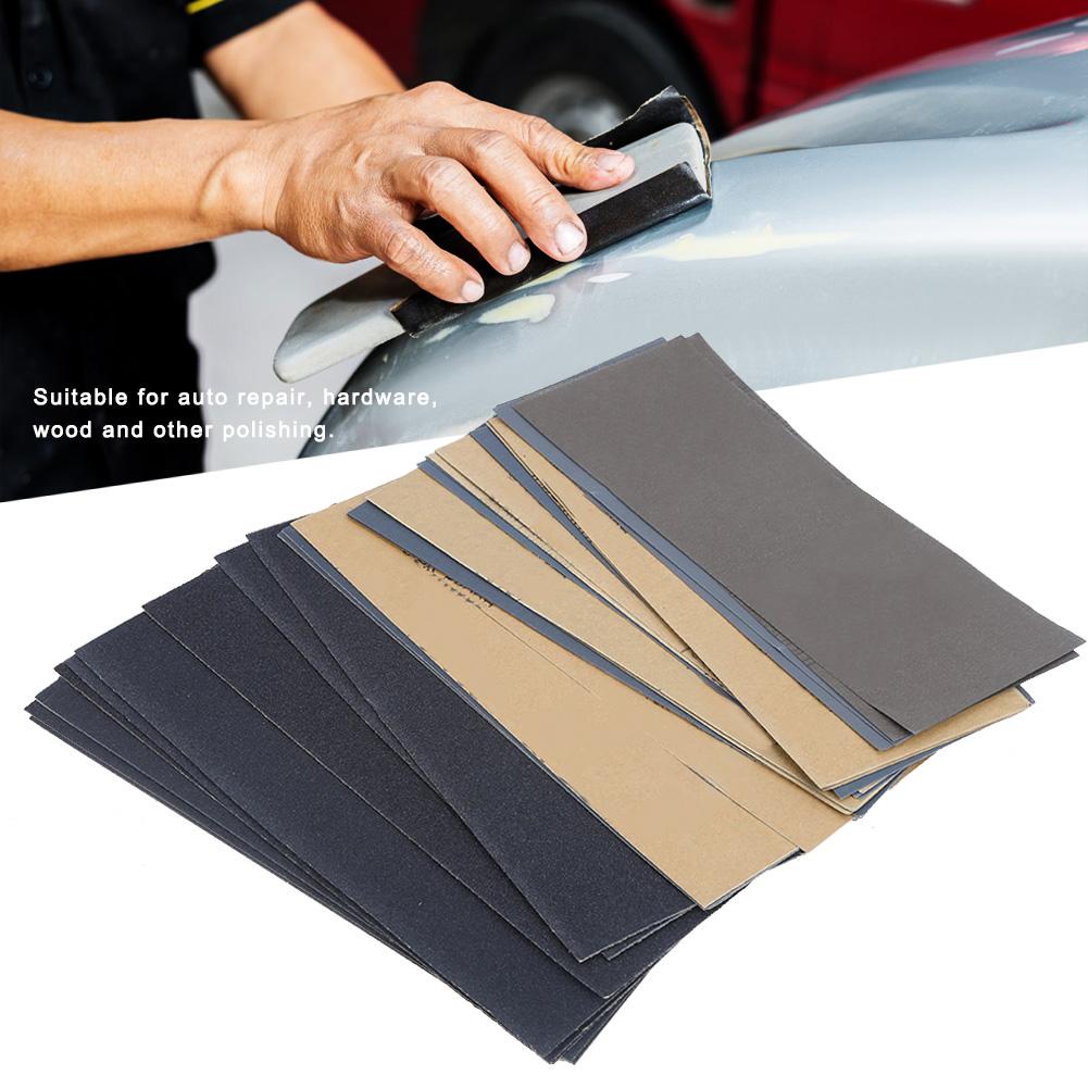 28pcs 120# 3000# Sandpaper Grinding Polishing Sanding Abrasive Paper Sheets Set