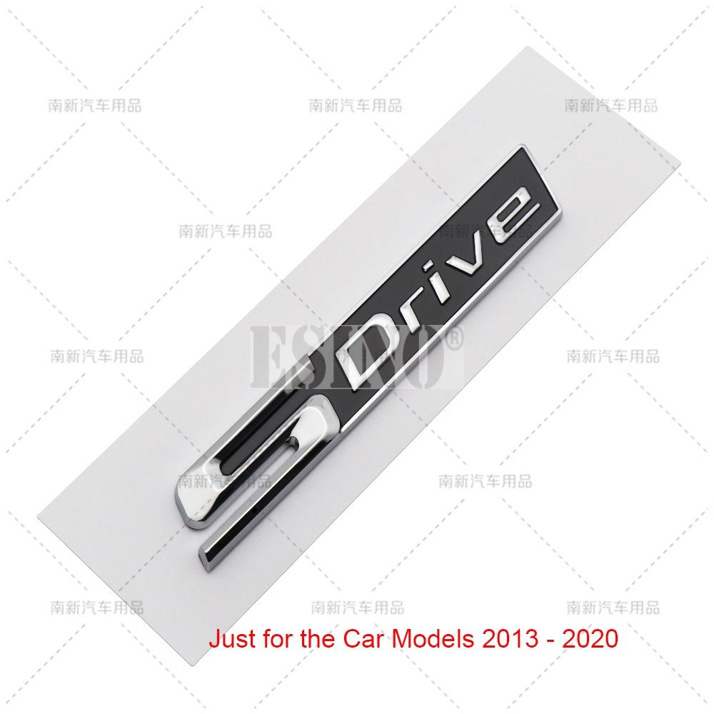 3D S Drive X Drive Badge ABS Rear Trunk Emblem Adhesive Emblem for BMW E90 F30 G20 F10 G30 F25 G01 F15 G05 G06 G07 Pj2