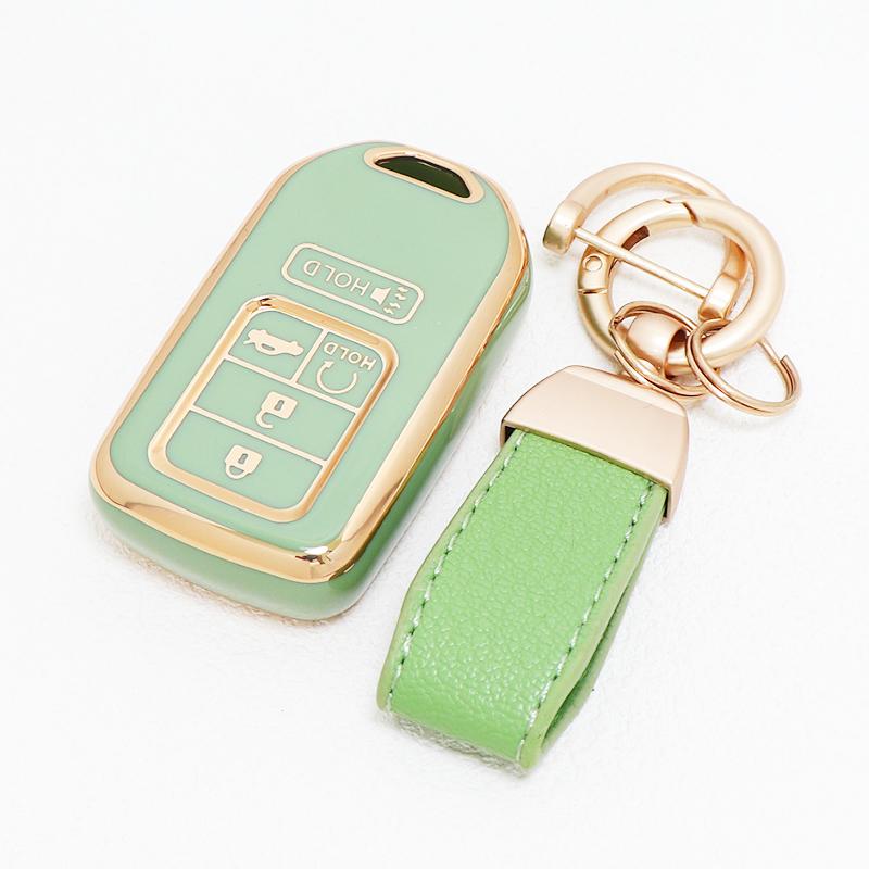 Keychain Protector 4/5 Buttons Shell Fob For Honda Crv Hrv Legend Jazz City Odyssey Civic Rr Vti Smart Remote Car Key Case Cover