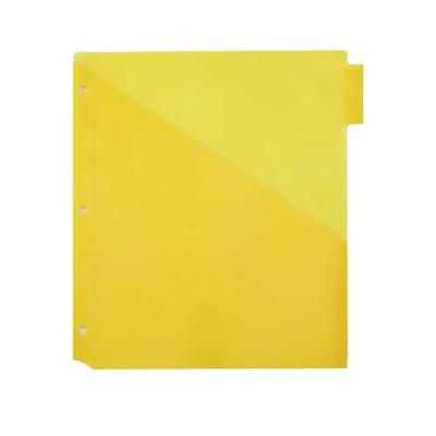 Lebendige Farbe 5-Register Einsteckbare Trennblätter mit Taschen Organisieren von Dokumenten im Letter-Format 6er-Pack Langlebig Reißfestes Design