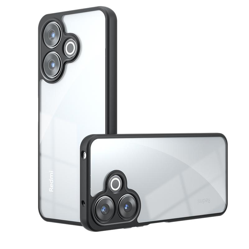 

Для Xiaomi Redmi 14C 14R 13 4G матовый анти отпечатков пальцев прозрачный цветной ударопрочный чехол из ТПУ противоударный не желтеющий защитный чехол для задней панели For Redmi 14R прозрачный