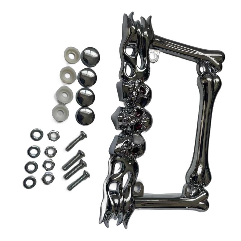 

Рамки для номерных знаков мотоциклов Универсальная рамка для пластиковых номерных знаков серебряный