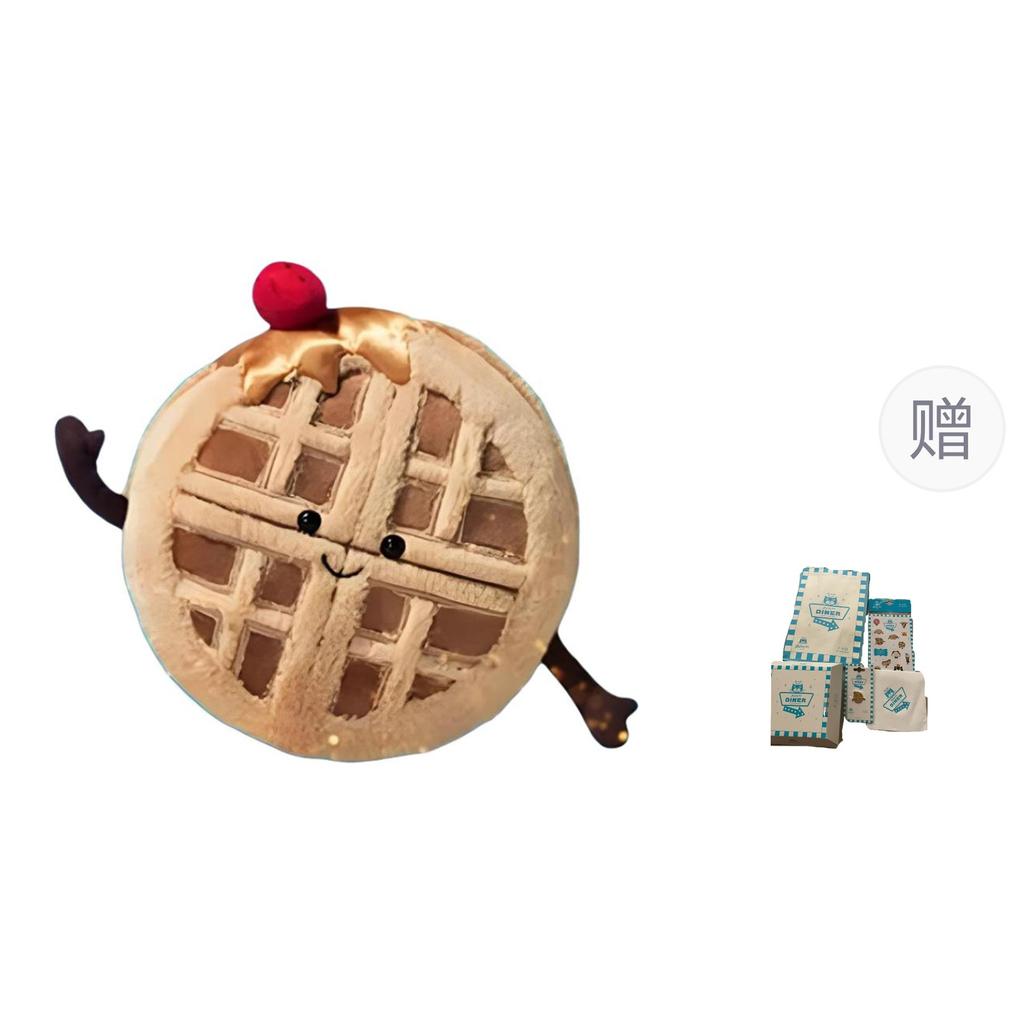 JELLYCAT Gourmet Collection Waffles Cute Dolls Plush Small Tall