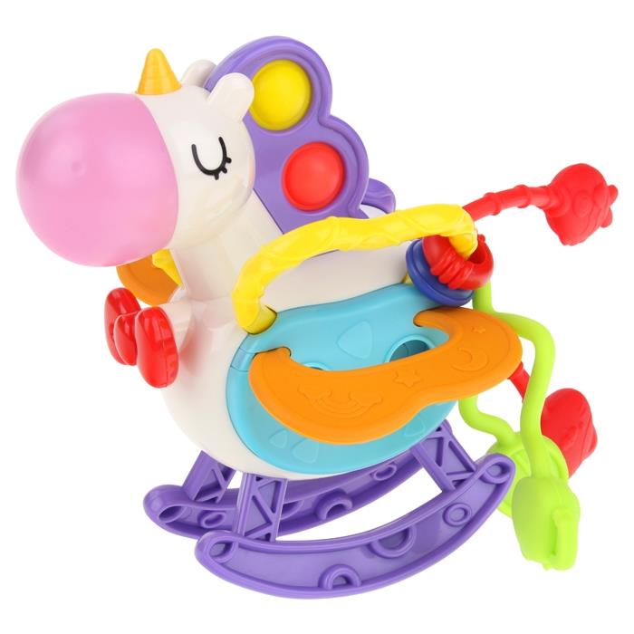 Sensory Toy Anti-Stress Tug Unicorn Teether Rattle