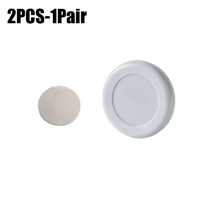 12/2Pcs Strong Magnetic Hooks Wall Mount Anti-Lost Magnet Storage Holder For Remote Control Fridge Sticker Home Organizer Hook