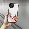 Z-ZootopiaS Nick Judy Phone Case For Iphone 17 16 15 14 13 12 Pro Max Xr Air Plus Skin Feel Black Hard Shell Cover