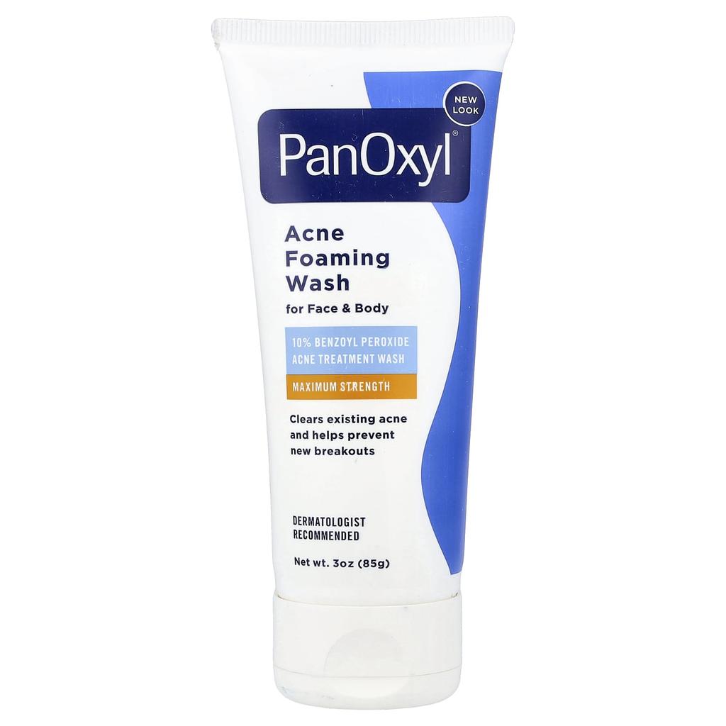 Acne Foaming Wash for Face and Body, Maximum Strength, 85G(3Oz)