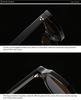 Trendy Narrow Frame Sunglasses for Street Photography Modern Retro Style Cross-Border European and American Export
