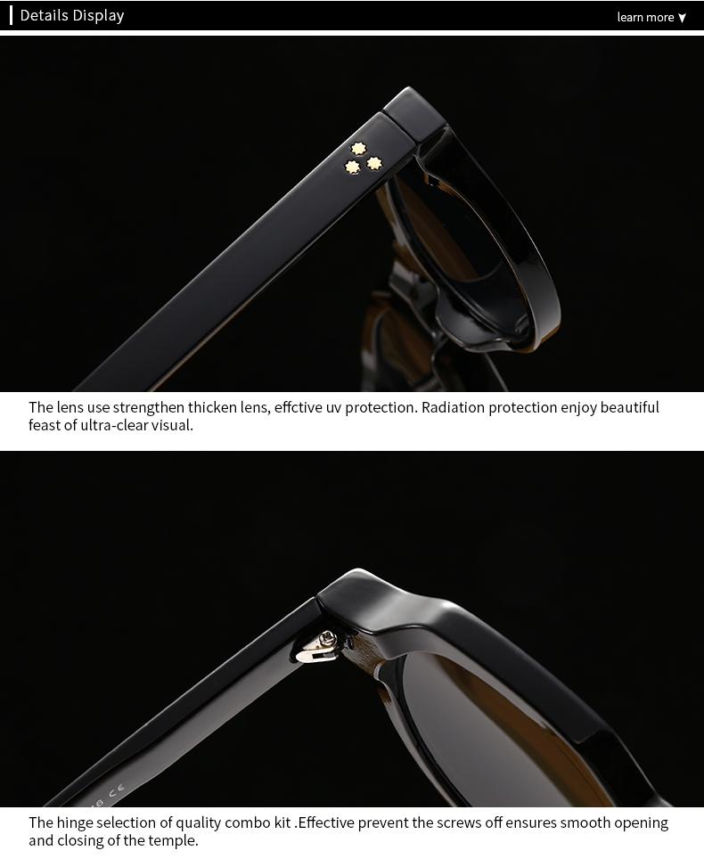 Trendy Narrow Frame Sunglasses for Street Photography Modern Retro Style Cross-Border European and American Export