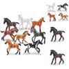 Pure Breed Horse Model With Plastic Material For Desktop Ornament And Collectors Item