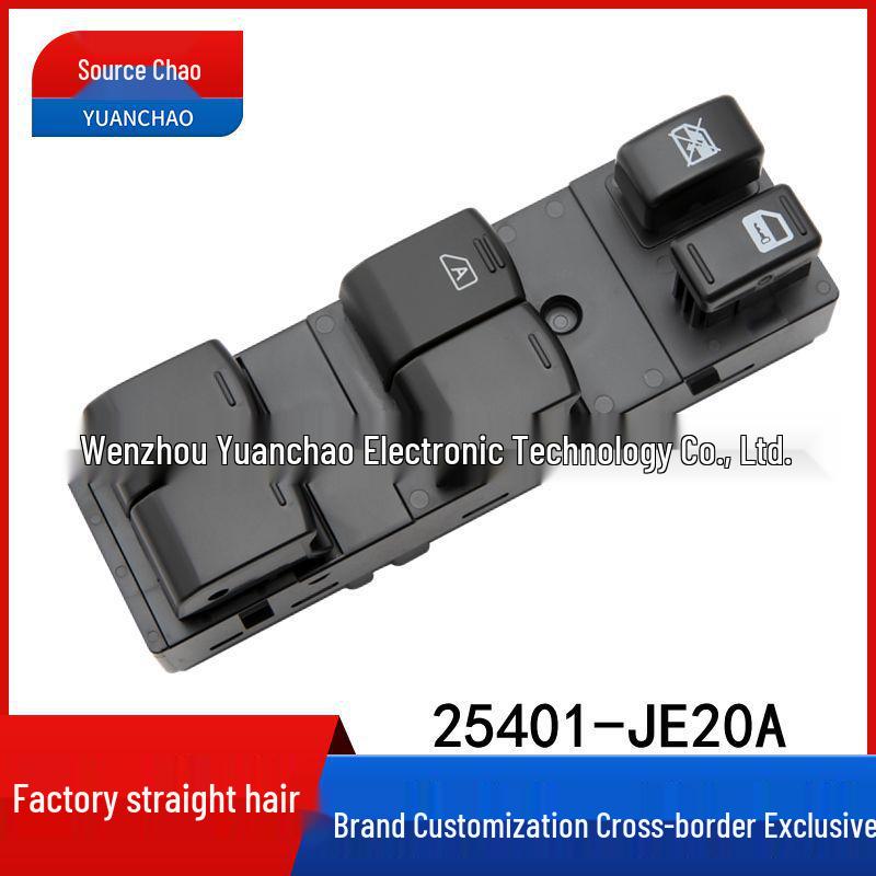 

Nissan Qashqai Переключатель стеклоподъемника 25401-JE20A - Кнопка электрического управления Electric