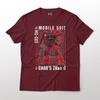 Mobile Suit Gundam Anime MS-06S Char's Zaku II Suit Graphic Art Cotton Tee