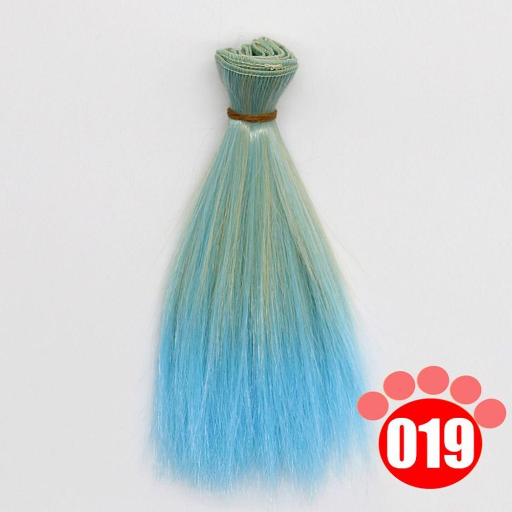 15*100CM Doll Hair Colorful Children Toy Gift 2024 Bjd Wig  for 1/4 1/6 1/8 Bjd