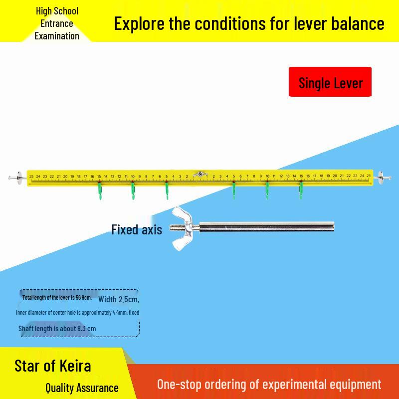 Экзамен по физике для средней школы: Набор для эксперимента с рычажными весами