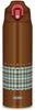 Thermos Vacuum Insulated 2-Way Bottle, 1.03L/1.0L, Check Brown, FHO-1000WF CHBR