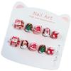 Christmas Handmade Wearable Santa Claus Nail Art Stickers
